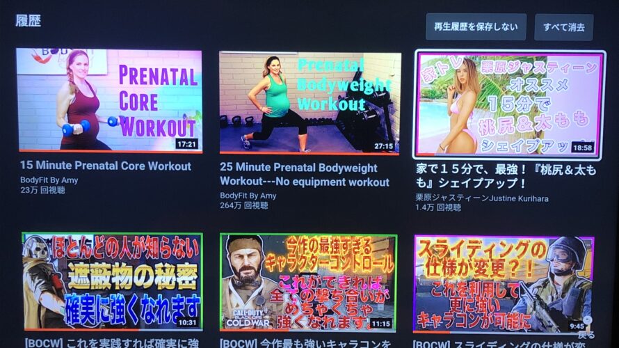 《C》参考にしているマタニティトレ動画